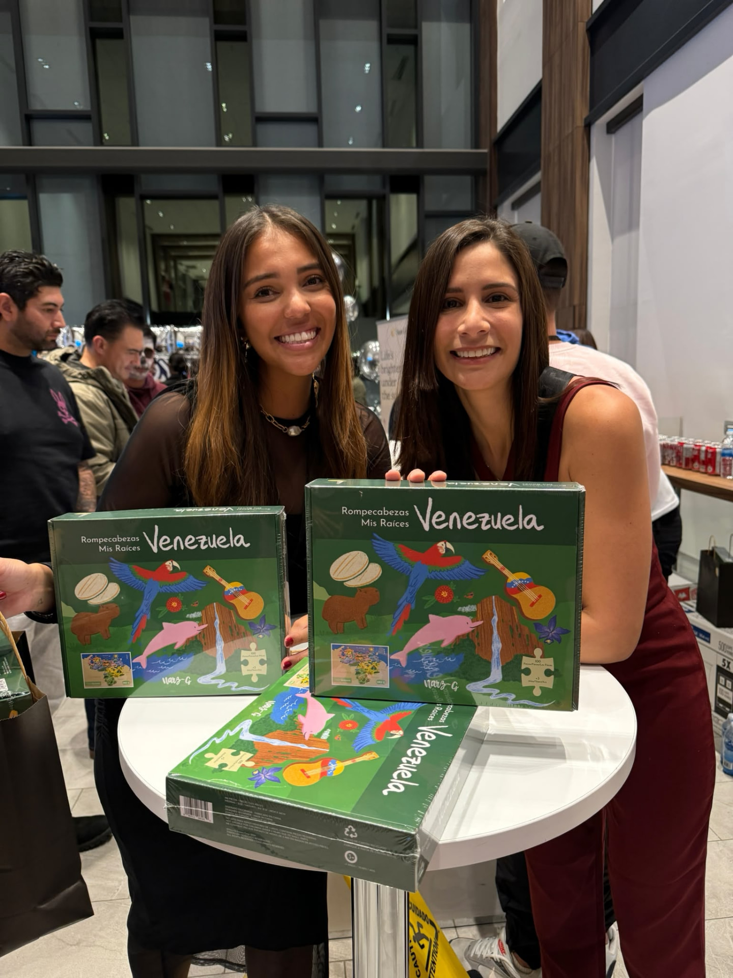Vanessa Terán en un evento comunitario latino